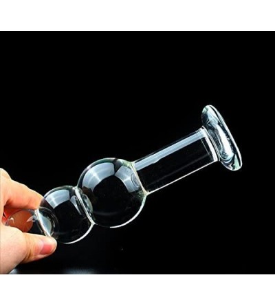 Anal Sex Toys Glass Anal Plug Glass Ass Masturbation Phallus G Point Help Anal Plug- Crystal Penis- Sex Toys for Adults- Fema...