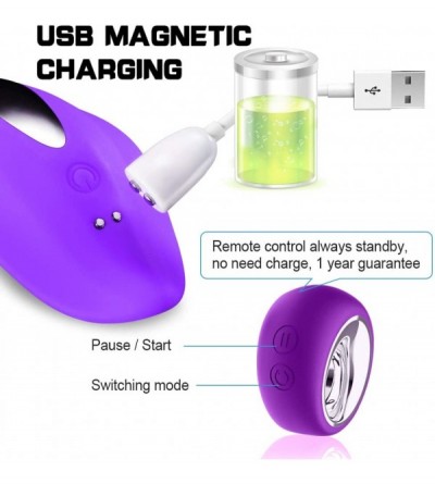 Vibrators Vibrating Panties Wearable Remote Control Egg Mini Small Vibrator-Clitoral Clit G Spot Vibrators for Women-Recharge...