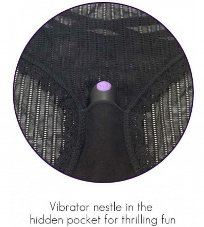 Vibrators Wearable Panty Vibrator with Wireless Remote Control Panties Women Lace Thong Massager Vibrating Panty One Size fit...