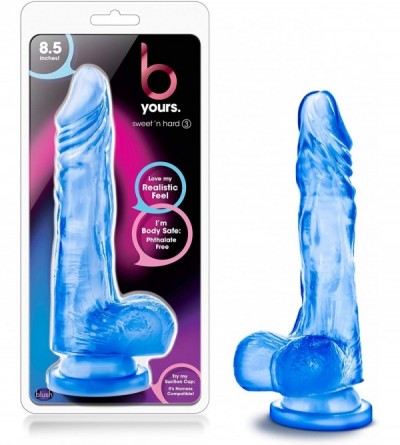 Dildos 8.5" Realistic Translucent Long Dildo - Cock and Balls Dong - Suction Cup Harness Compatible - Sex Toy for Women - Sex...