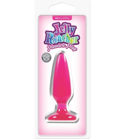 Anal Sex Toys Jelly Rancher Pleasure Plug Small- Pink - Pink - CV125W828QP $11.31