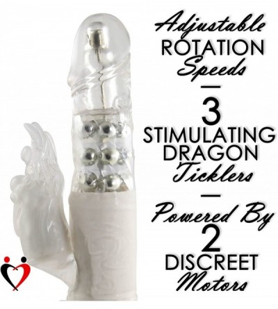 Dildos Blue Rabbit Vibrator Dragon Dream Multispeed Waterproof Swirling Shaft Clitoral Massager Bundle with Secret Lipstick -...