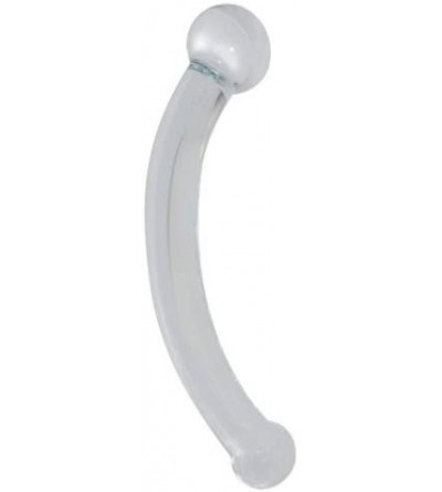 Dildos Best Glass Dildo Arched Prostate Massager G Spot Stimulator - CZ11DTGDMUJ $57.52