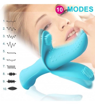 Vibrators 10 Vibration Modes Tongue Vibrators- Portable Tongue G Spotter Stimulator Sex Toys for Women- USB Rechargeable Vibr...