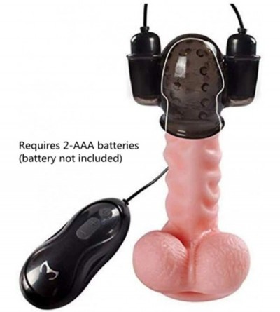 Male Masturbators 12-Frequency Remote Control Penis Head Vibrator Bullet Male Masturbation Sex Toys - CU18CYMCW59 $17.09