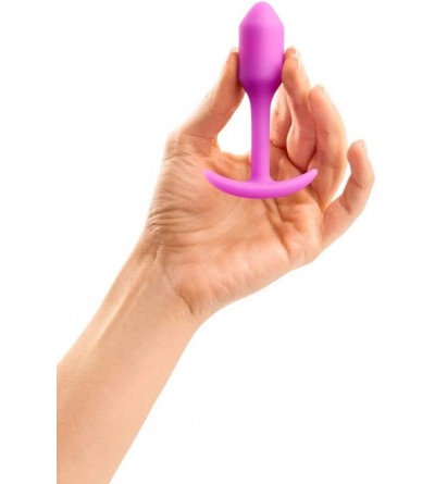 Anal Sex Toys Snug Plug 1 - Precision-Shaped- Snug and Comfortable Anal Plug (3.4 in x 0.8 in- 55 g - Fuchsia) - Fuchsia - CX...