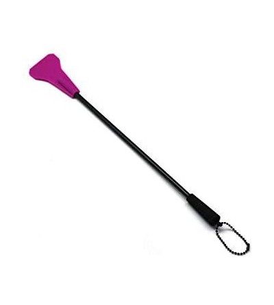 Paddles, Whips & Ticklers Silicone Riding Crop Horse Whip with Slapper Jump Bat - Lilac - CA18GNY76AH $23.42