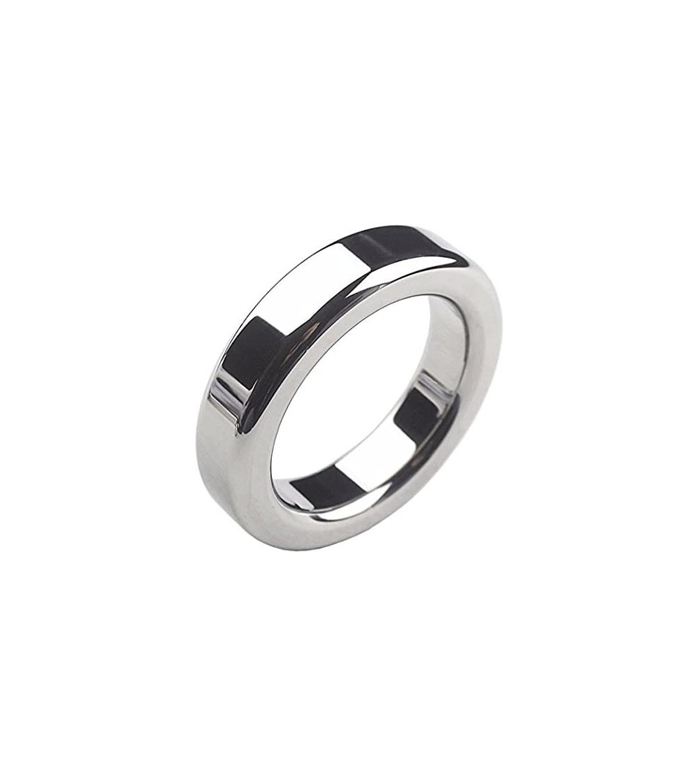 Penis Rings Steel Donut Cock Ring 10mm Thickness - C118758MWHW $10.11