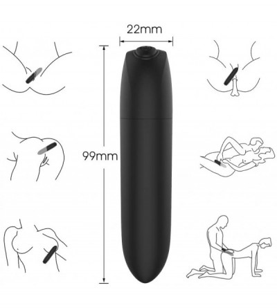Vibrators G-Spot Clitoral Bullet Vibrator Nipple Stimulator- Clitoris Vaginal Sex Toys with Angled Tip for Precise Stimulatio...