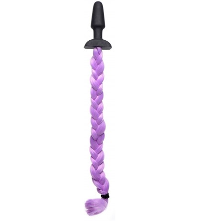 Anal Sex Toys Purple Pony Tail Anal Plug - C318H25D8I5 $12.10