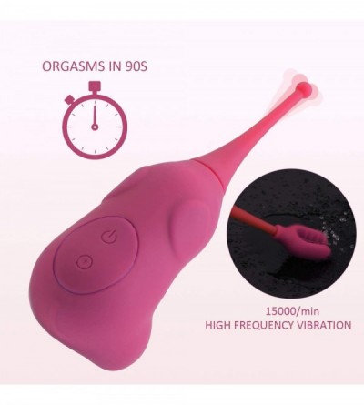 Vibrators Clitoral Vibrators Nipple Stimulator High-Frequency G-spot Sex Toy for Women Solo Play and Couple Play - Dark Red -...