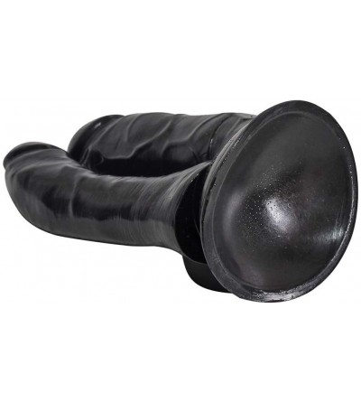 Dildos Handheld Double Ended Mǎssage Dual Headed Side Mǎssage Toys Realistic-Double Headed Dî`ld.ɔs' with Strong Suction Cup ...