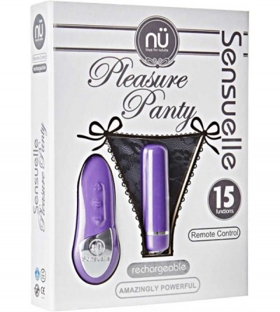 Vibrators Pleasure Panty Remote Control- Purple - Purple - CX12NUYVCN8 $24.65