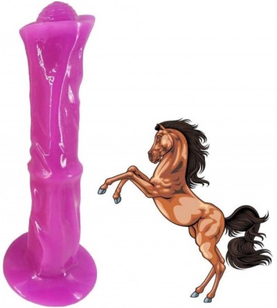 Dildos Animal Dildo- Realistic Horse Penis 12.6 inch Ultra Long Cock with Big Suction Cup Female Masturbator Vaginal Massage ...