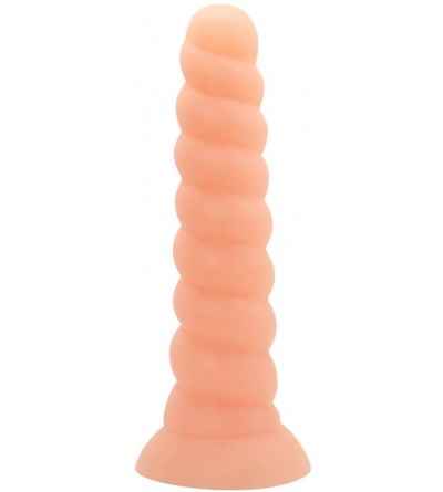 Anal Sex Toys Anal Beads- Screw Design Anal Butt Plug- Super Long Thick G-spot Dildo with Hands Free Suction Cup for Man Woma...