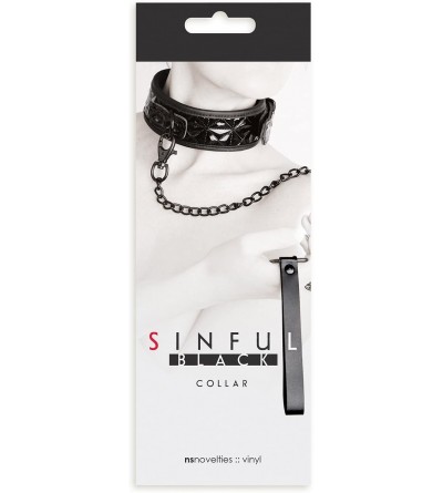 Restraints Sinful Collar- Black - C311G1HWH45 $11.59