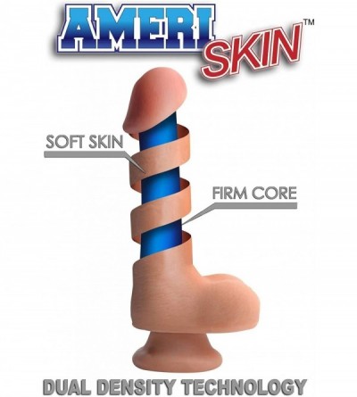Anal Sex Toys 12 Inch Ultra Real Dual Layer Suction Cup Dildo Without Balls - C918N9ORTCU $20.99