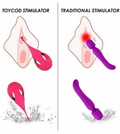 Vibrators Toycod Clitoral Vibrator- High Frequency G Spot Vibrator for Female Quickly Orgasm- Waterproof Rechargeable Mini Va...