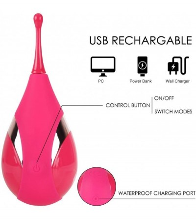 Vibrators Toycod Clitoral Vibrator- High Frequency G Spot Vibrator for Female Quickly Orgasm- Waterproof Rechargeable Mini Va...