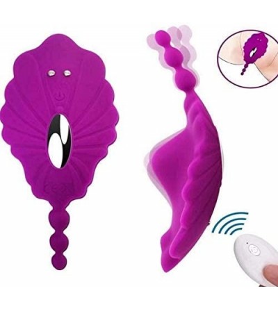 Vibrators Mini Wearable Vibrator- Wireless Remote Control Waterproof USB Magnetic Charging Design- Combined with Smooth Silic...