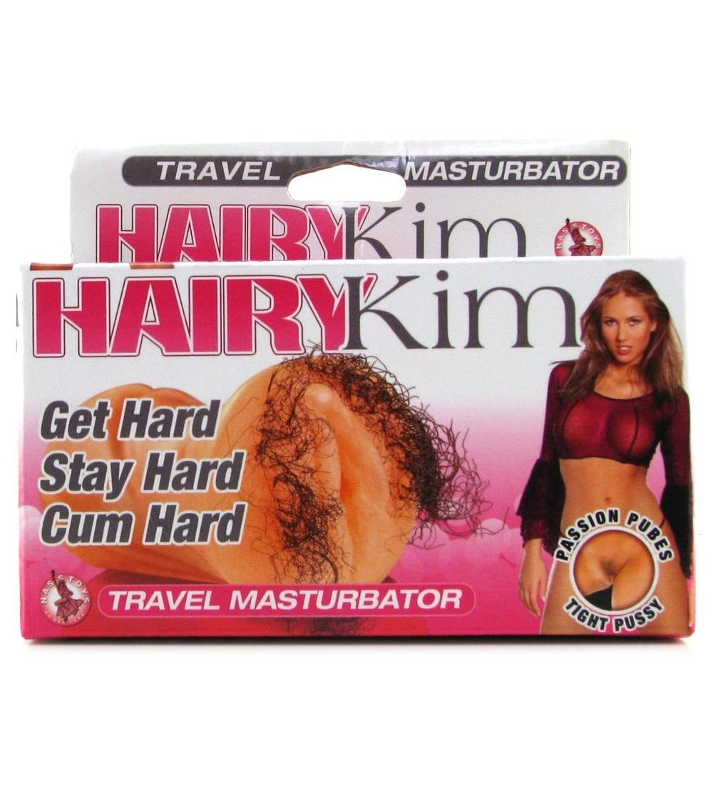 Male Masturbators Hairy Kim Travel Pussy Masturbator- 5.5 Inch- Waterproof- Flesh - Kim - CF11G3NM7BF $17.66