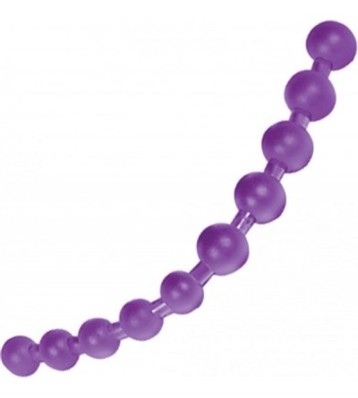 Anal Sex Toys Purple Jelly Jumbo Thai Anal Beads - Purple - C9111UR0I65 $9.04