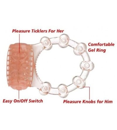 Penis Rings Bushman Products The Vibrating Ring (Pack of 3) - CX11HJY88TH $17.05