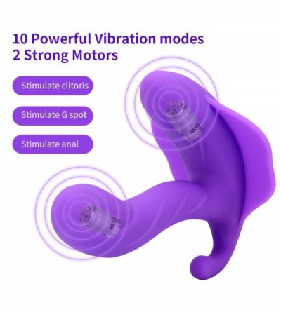 Vibrators Toy Smart Heating 2 Motors Remote Control Vibrator Female Wearable Panties Vibrators 10 Speed Toys for Women Tshirt...
