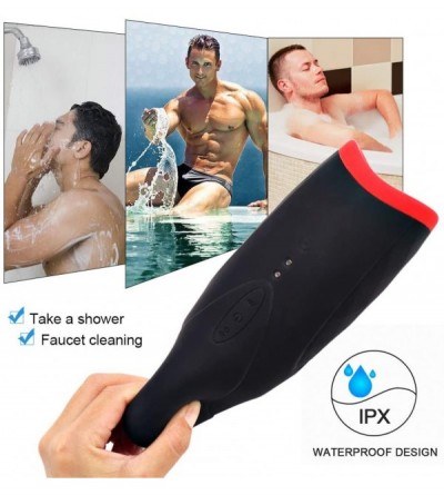 Male Masturbators Male Masterbrators Toy USB Rechargeable Handsfree Sleeve Stroker Men Oral S(exy Toy for Male- Electric Sexy...