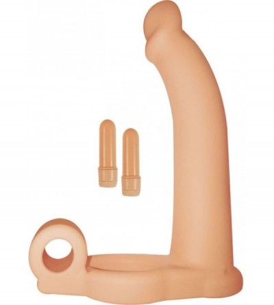 Penis Rings Double Penetrator Studmaker Cockring- Flesh- 7.02 Ounce - Flesh - CK12LJH0K31 $51.65