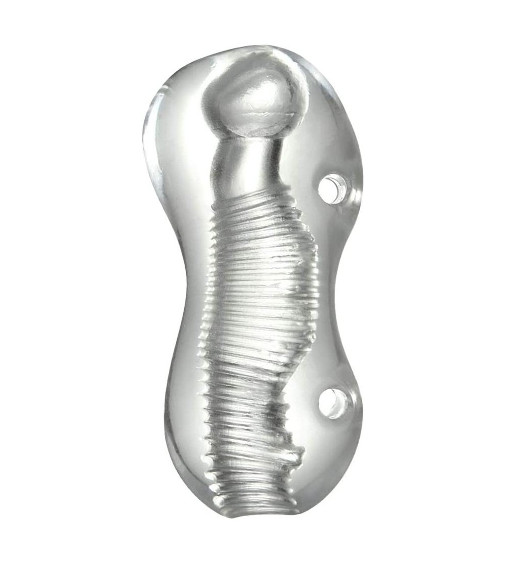 Male Masturbators No. 69 - Super-Stretchable TPE Mastubator Stroker (Translucent) - C018N608TT2 $18.93