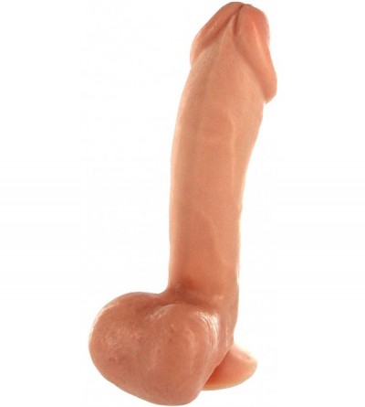 Vibrators Morning Wood- 6.5 Inch Dildo With Suction Cup - Flesh - CE115WC93LZ $22.77