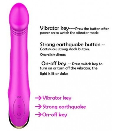 Vibrators G-spot Clitoral Stimulator Realistic Dildo Vibrators for Women Pleasure- Personal Massager Waterproof Rechargeable ...