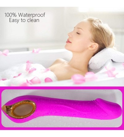 Vibrators G-spot Clitoral Stimulator Realistic Dildo Vibrators for Women Pleasure- Personal Massager Waterproof Rechargeable ...