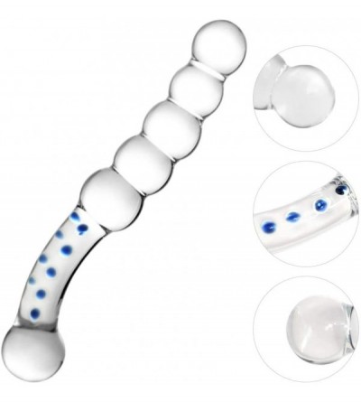 Anal Sex Toys Glass Dildo Crystal Anal Plug Personal Massager for G-Spot Stimulation- 9.6 Ounce - CD17YQANZ07 $7.43