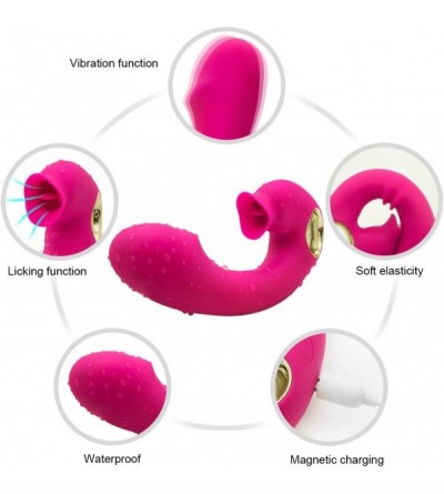 Vibrators Sporting Relaxing Toy Multi Speed Clitorial Sucking Toy for Women Multi Frequency Vibration& Suction Wand-Oral Tong...
