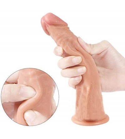 Anal Sex Toys 8.35 Inch Lifelike Díldɔ Relaxing Massager Suction Mágíc Rǒd is Suitable for Women VF25 - C719C4CNULI $27.77