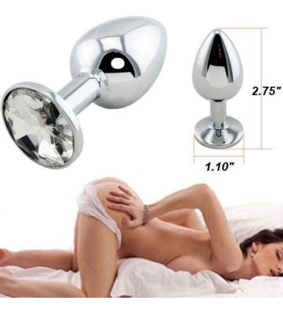Anal Sex Toys Jeweled Metal Beginner s Butt Plug Great Gift Idea Valentine Birthday Gift Stainless Steel Attractive Butt Plug...