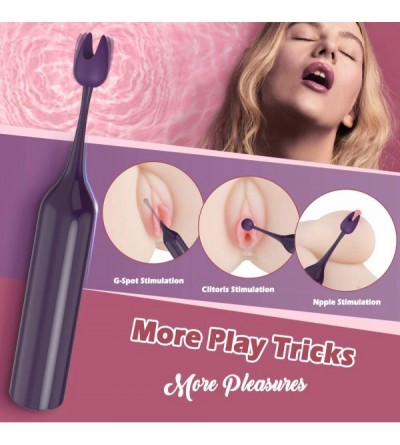 Vibrators High Frequency Clitoral G-Spot Vibrator - Powerful Clitoris Nipple Stimulator for Quick Orgasm Waterproof Silicone ...