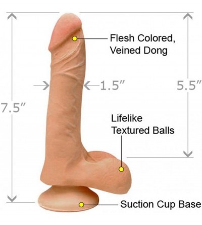 Dildos Cyber Skin Real Man European Cock With Balls - Natural - CC112IPBVSR $19.26