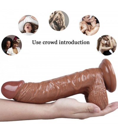 Dildos Lifelike 10.24 Inch Brown Díldɔ/Soft Safety PVC Strong Suction Cup - Realistic and Extremely Soft Safe and Private Pac...