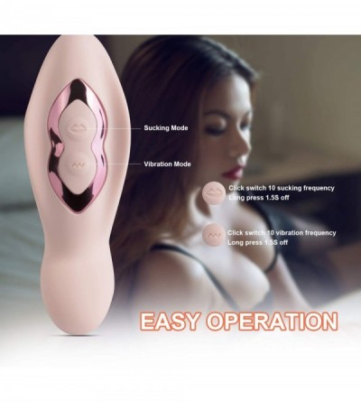 Vibrators G Spot Clitoral Sucking Vibrator with 10 Vibration Pattern& 10 Intensities Sucking & Licking Mode-Clit Stimulator A...
