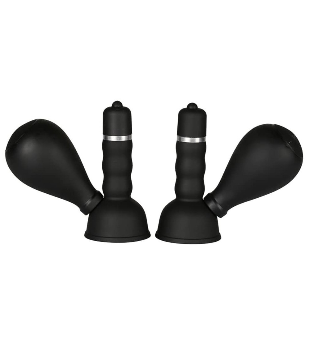 Pumps & Enlargers Electric Nipple Sucker Vibrator Breast Suction Cups Vibrating Breast Pump for Female - CL18EULGRAL $9.05