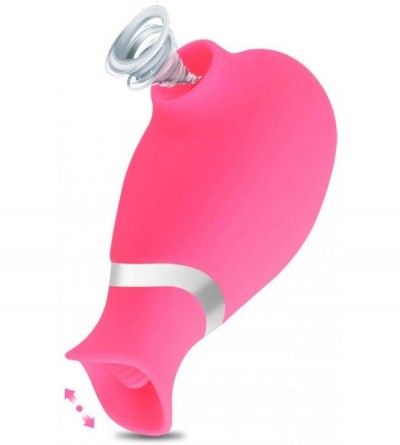 Vibrators 2- in-1 Sucking Licking Clitoris Vibrator Nipples Suction Stimulator Adult Sex Toys with 7 Modes for Double Stimula...