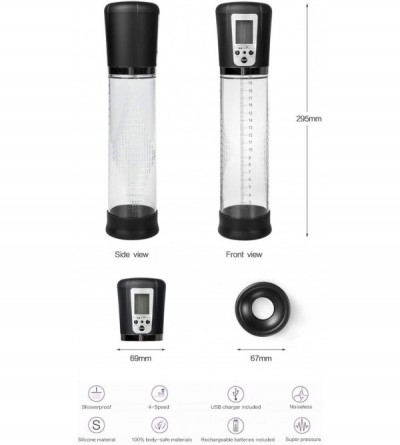 Pumps & Enlargers Adult Mǎsturbǎtès Pleasure Enlargement Pump with Clear Cylinder Air Vacuum Pump- Male Pênīgrowth Extender U...