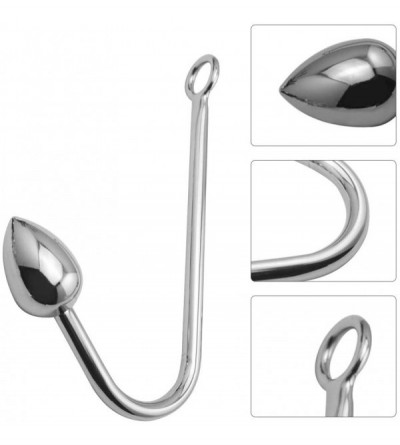 Anal Sex Toys Stainless Steel Anal Hook- Buttplug Hook with 3 Interchangeable Heart Balls Anal Sex Toys for Couple Gay Lesbia...
