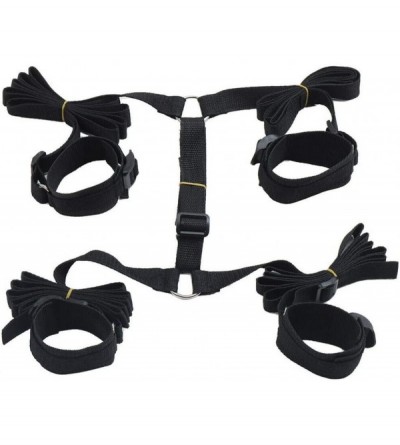 Restraints Hand Cuffs Collection for Cosplay Adjustable & Soft Cuffs Set - CK194C7YAGA $20.97