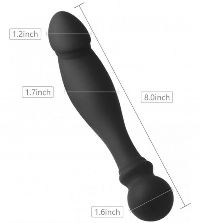 Anal Sex Toys Silicone Dildo Prostate Massager G-spot Stimulation Anal Plug Fetish Adult Sex Toy for Male and Female - CN12O7...