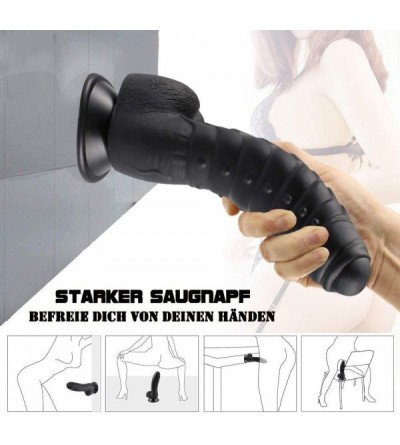 Dildos 6.89" Inch Realistic Dildo- Lifelike Silicone Dildo with Suction Cup Ultra-Soft Flexible Adult Sex Toy for Vaginal G-s...