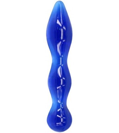 Anal Sex Toys 5.7 Inches Gourd Glass Pleasure Wand- Anal Trainer Sex Butt Plug for Beginner - CP121HYMSH7 $8.53